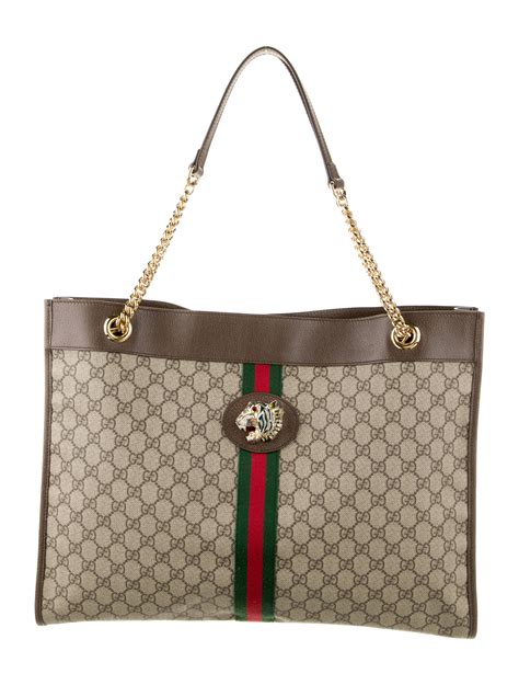 gucci rajah gg tote|Gucci rajah tote leather.